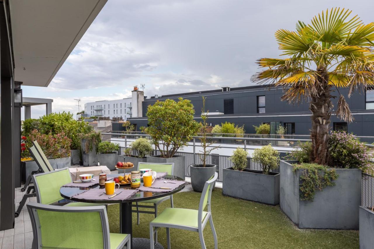 Illanka - Appartement 3 Chambres Avec Parking Et Terrasse Proche Gare Rennes Exteriér fotografie